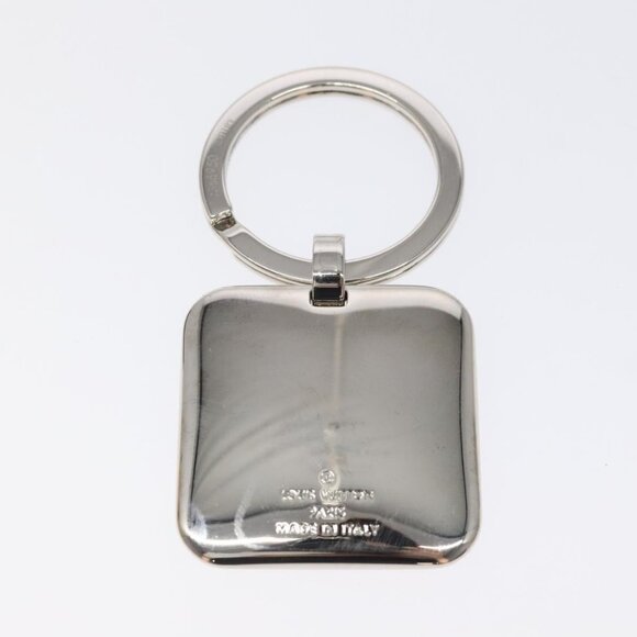 LOUIS VUITTON Voyage Key Chain Key Ring Metal Silver M66950 LV Auth SW877 - Picture 4 of 6